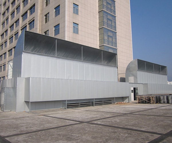 鄭州酒店熱泵機(jī)組降噪項目